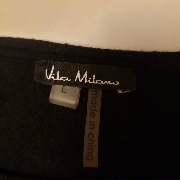 Black Embellished Sweater Size L - Picture 6 of 12